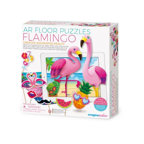AR PUZZLES - AR Floor Puzzles Flamingo