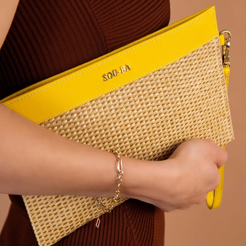 SOU-BA - Wicker Clutch - Handbag