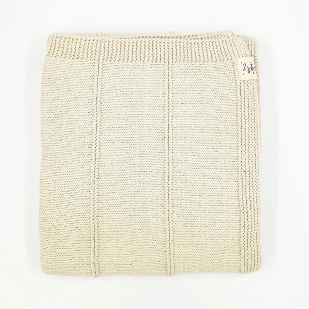 2 Stories - Line Organic Knitted Blanket