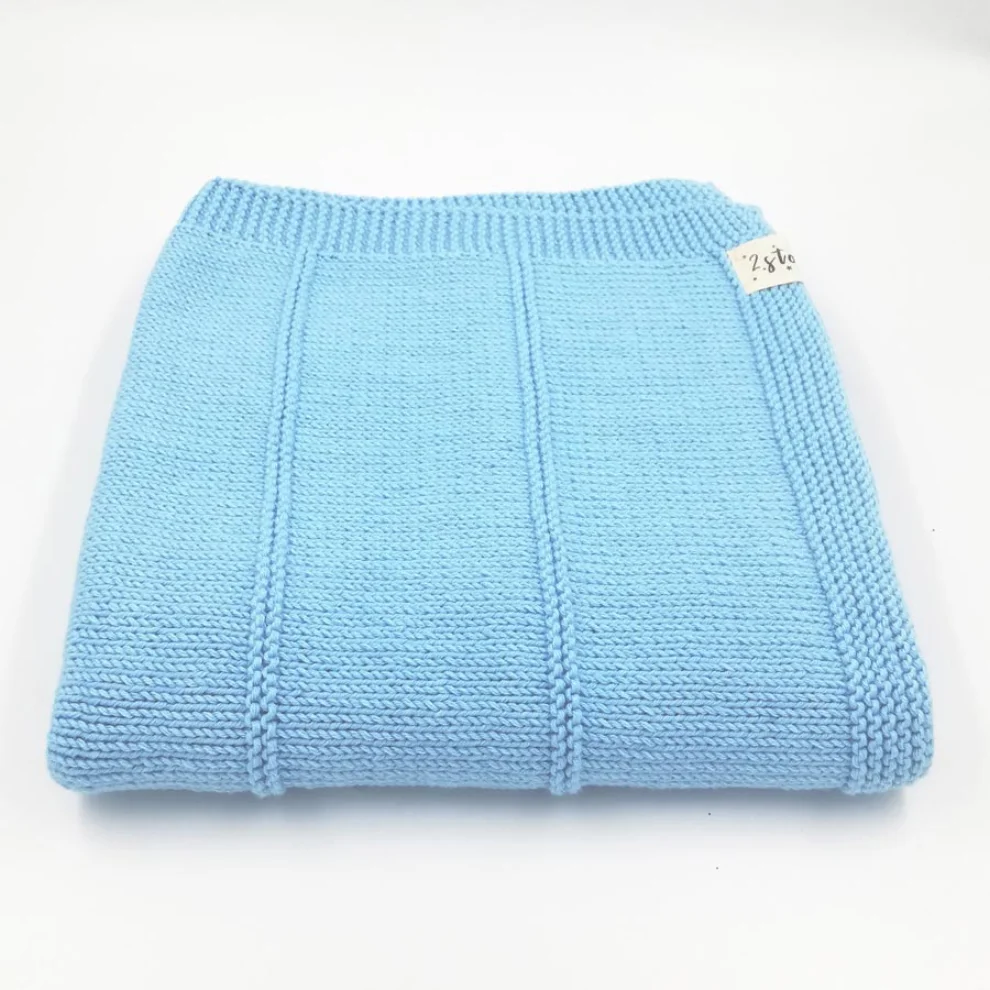 2 Stories - Line Organic Knitted Blanket