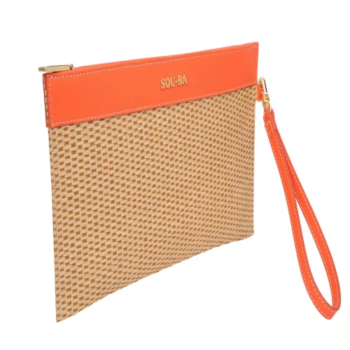 SOU-BA - Wicker Clutch El Çantası