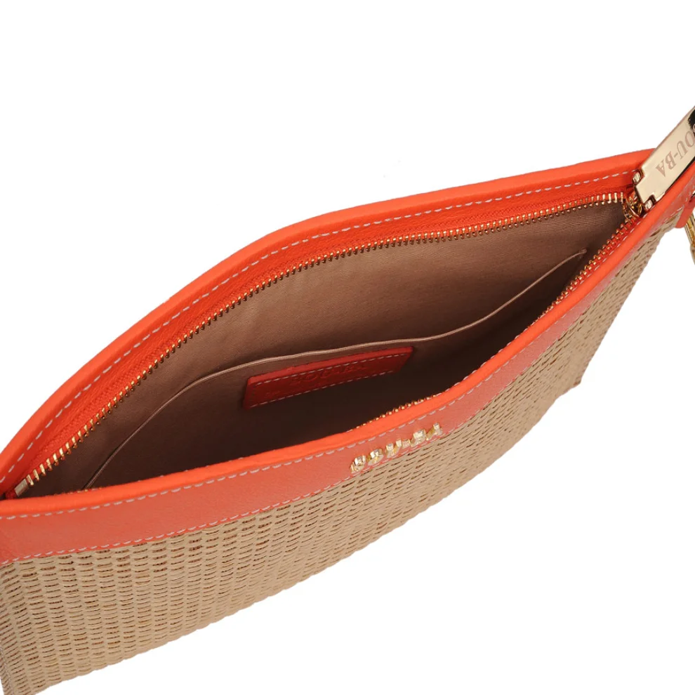 SOU-BA - Wicker Clutch El Çantası