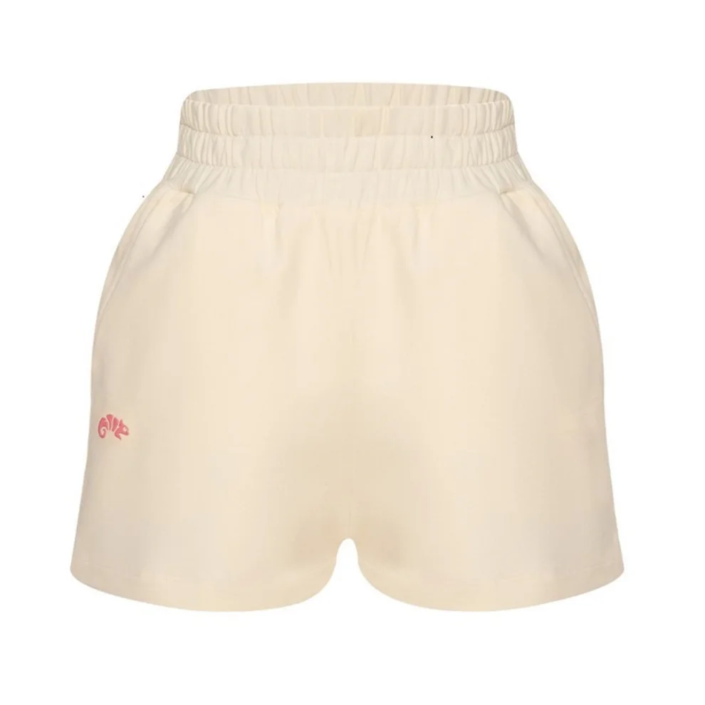 CHMLNS - Ecru Shorts