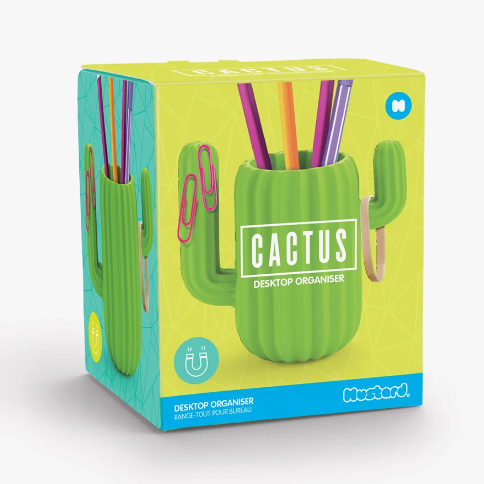 Mustard - Cactus Desktop Organizer