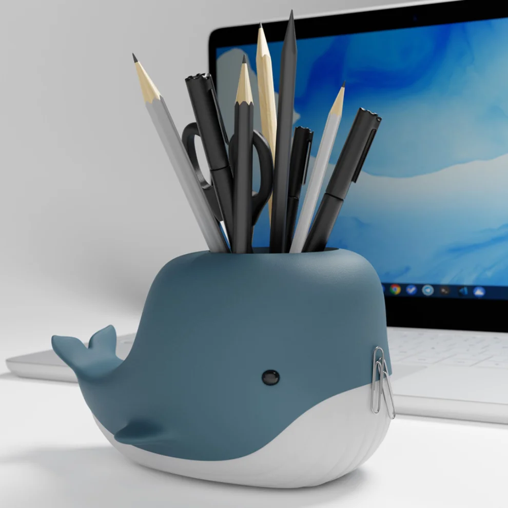 Mustard - Whale Desktop Organizer