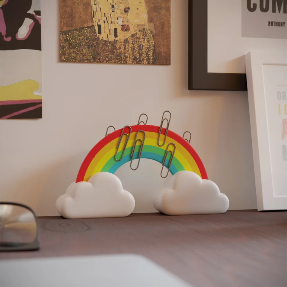 Mustard - Mustard Rainbow Paper Clip Holder