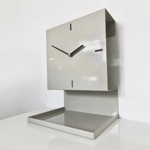 Zeus Dizayn - Kronos Kronos Wall Clock with Shelf