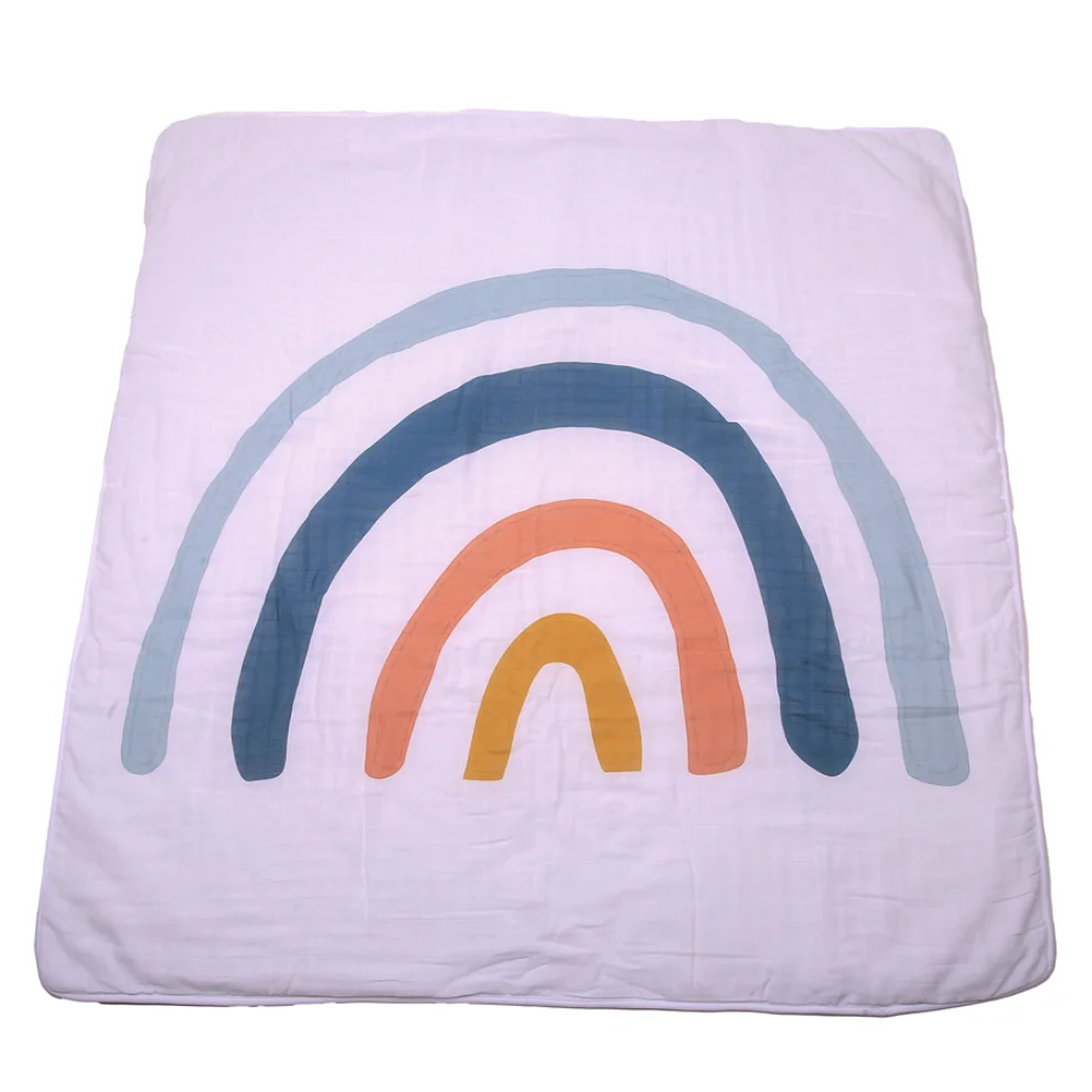 Miespiga - Rainbow Double Sided Fiber Baby Play Mat