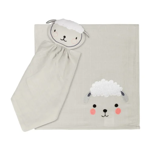 Miespiga - Lamb Sleeping Companion + Muslin Set