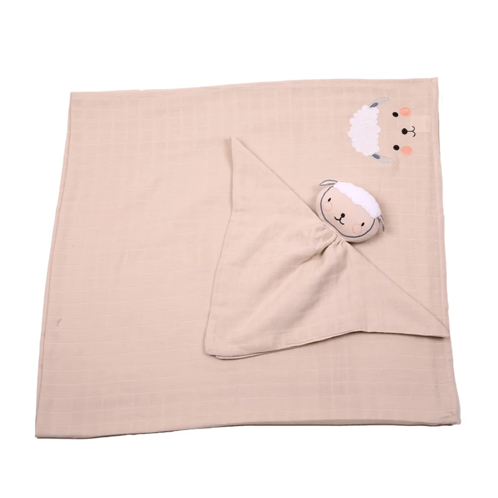 Miespiga - Lamb Sleeping Companion + Muslin Set