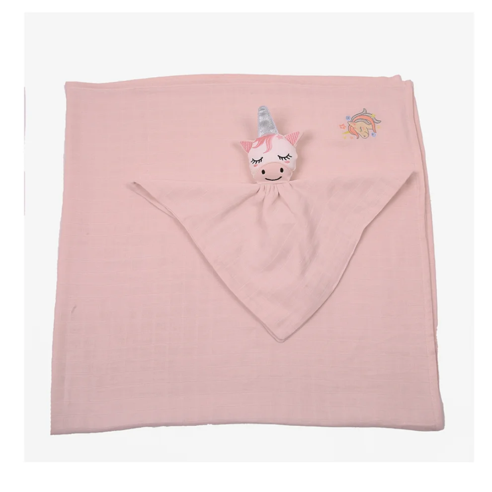 Miespiga - Unicorn Sleeping Companion + Muslin Set