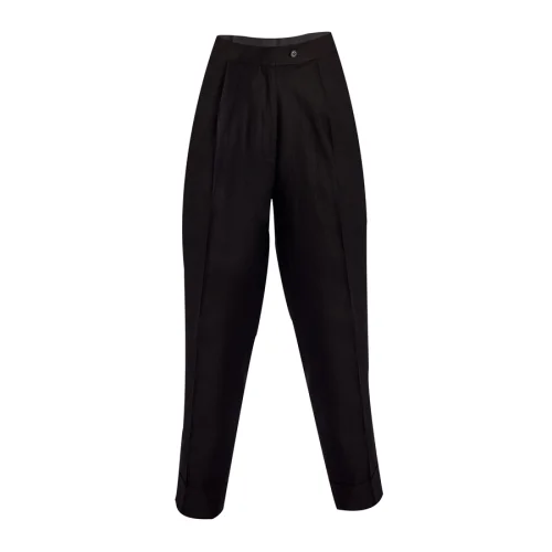 Equpe Studio - Tailored Tapered Linen Trousers