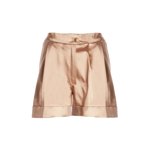 Equpe Studio - High-Waist Satin Tailored Shorts