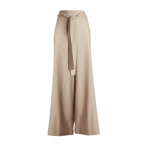 Equpe Studio - Linen Wide Leg Trousers