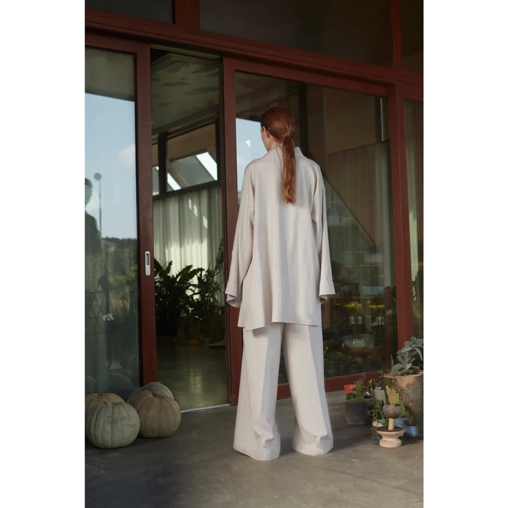 Equpe Studio - Linen Wide Leg Trousers