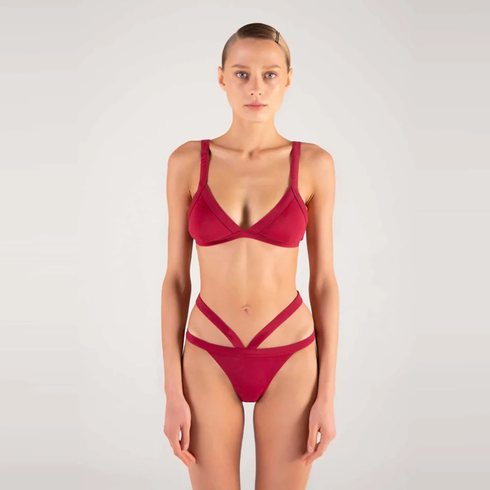 Shikoo Swimwear - Üçgen Belden Kemerli Bikini