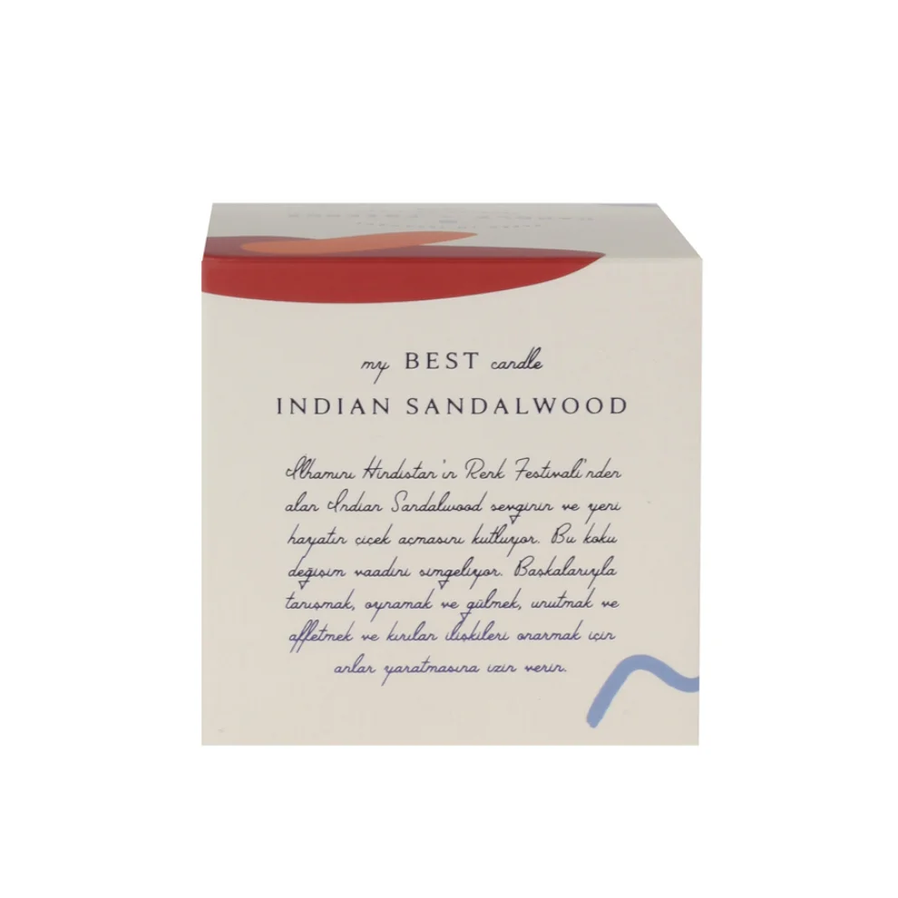 Candle and Friends - No.7 Indian Sandalwood Medium Glass Candle
