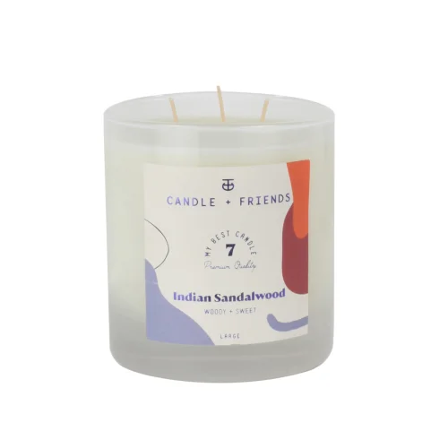 Candle and Friends - No.7 Indian Sandalwood Small Glass Candle