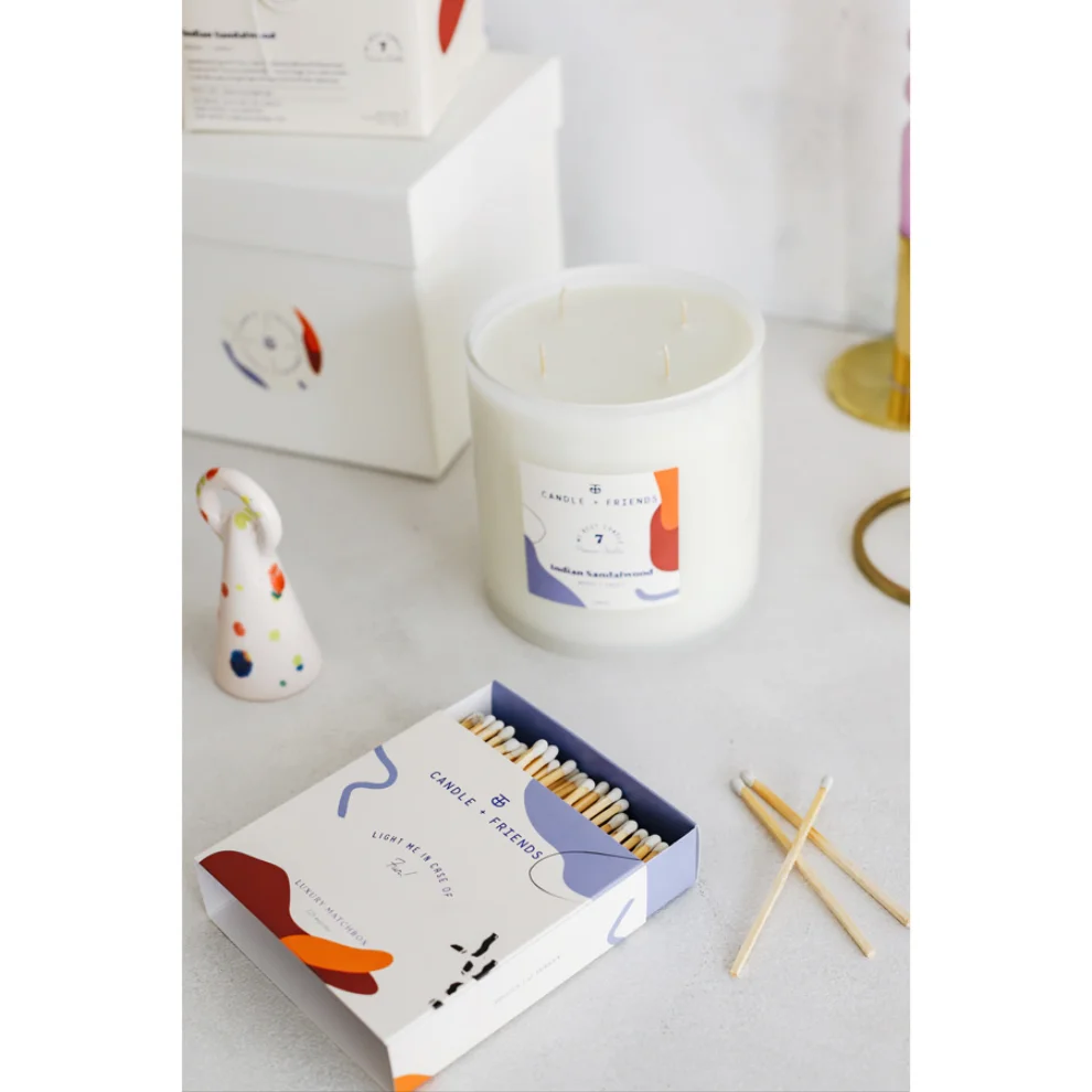 Candle and Friends - No.7 Indian Sandalwood Matchbox