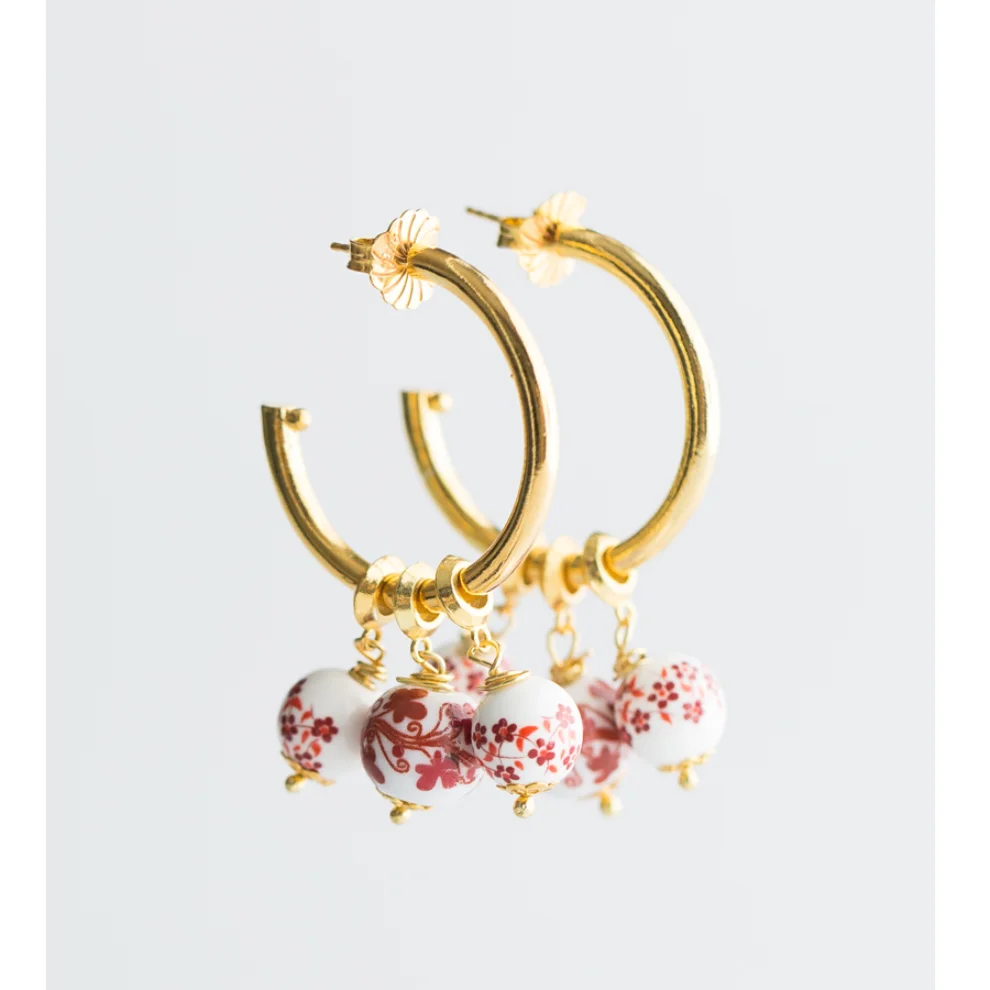 CHASING PIECES - Mary Hoops Earring