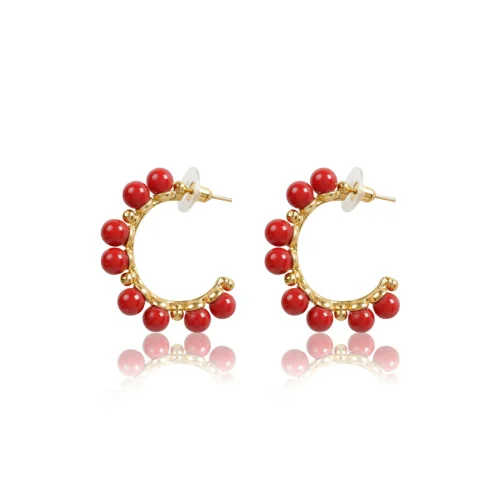 May Concept - Kate Midi Coral Earing