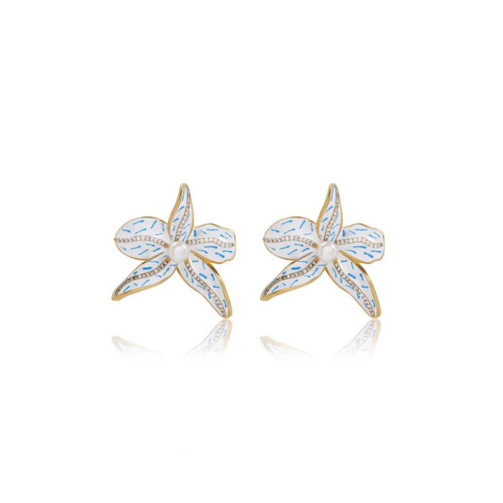 May Concept - May Blue Star Earing