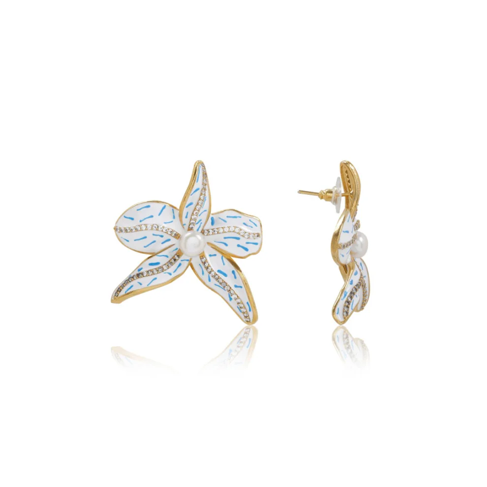 May Concept - May Blue Star Earing