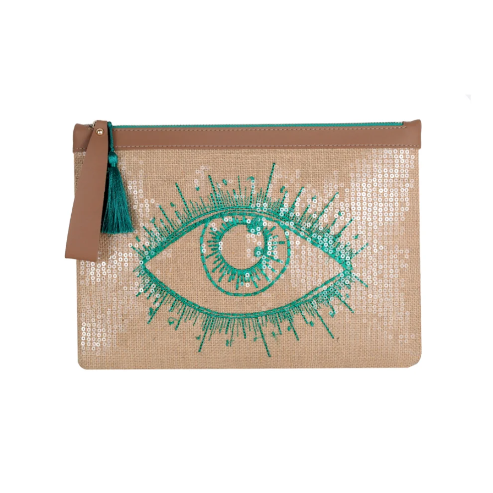 EynaCo - Magic Eye Green Handbag