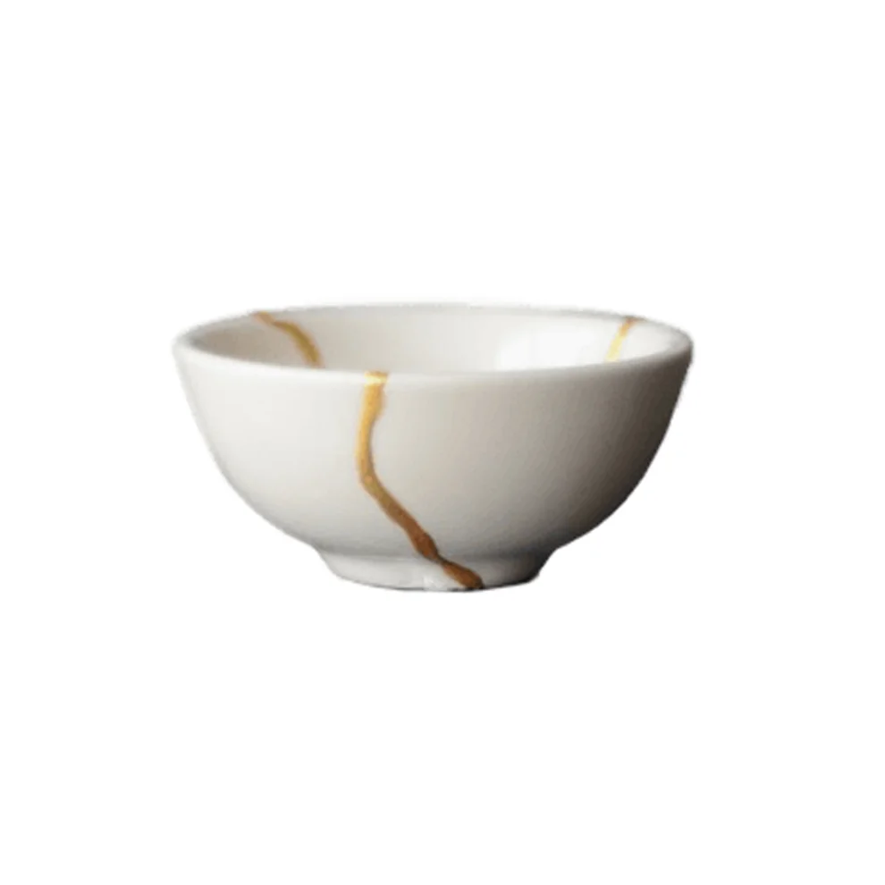 Maya Handcrafts - Küçük Kintsugi Çini Kase