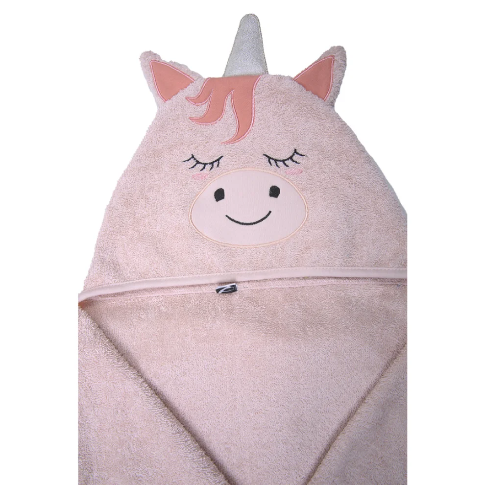 Miespiga - Unicorn Hooded Towel & Washcloth 