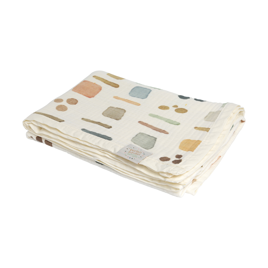 Extra Soft Wash Colorful Organic Muslin Blanket