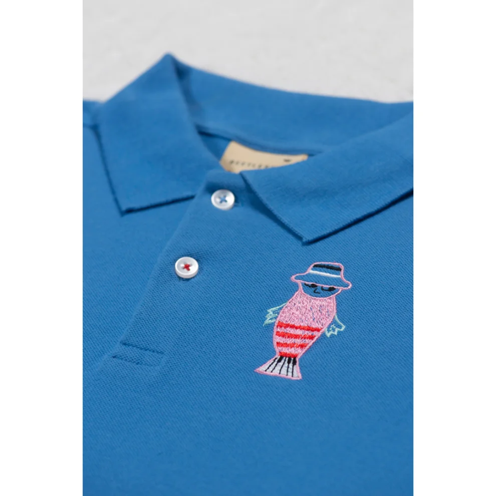 Beetle Beez - Cool Flipper | Short-Sleeve Embroidered Polo T-Shirt