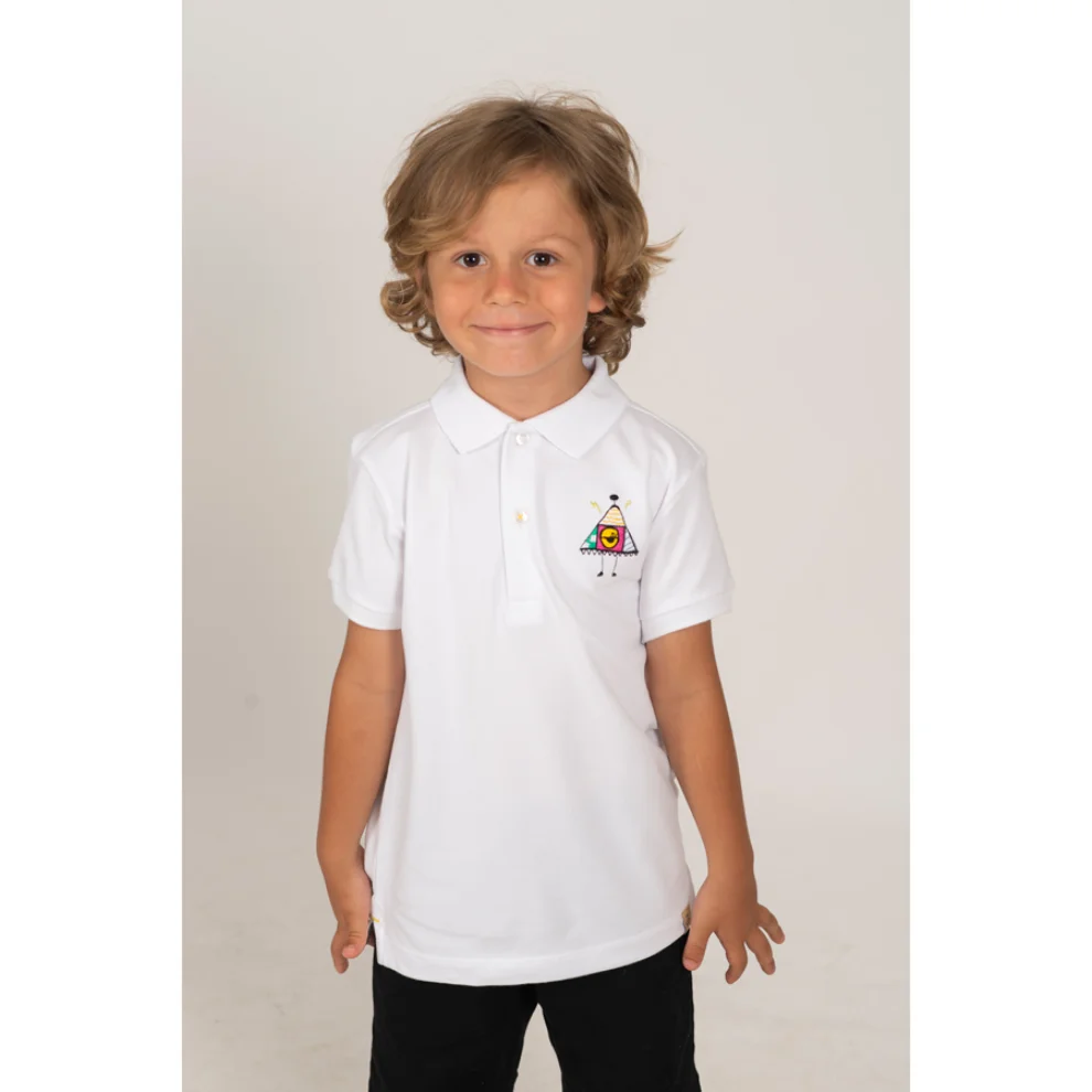 Beetle Beez - Cute Monster | Short-Sleeve embroidered Polo T-Shirt