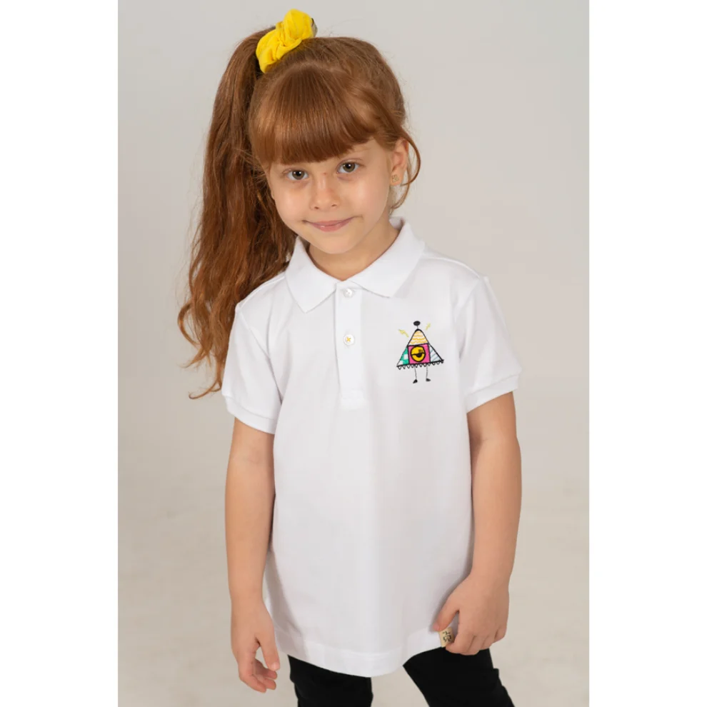 Beetle Beez - Cute Monster | Short-Sleeve embroidered Polo T-Shirt