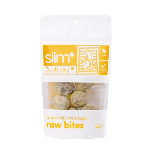 Slim+ - 3'lü Freeze Dry Muz Raw Bites Paketi