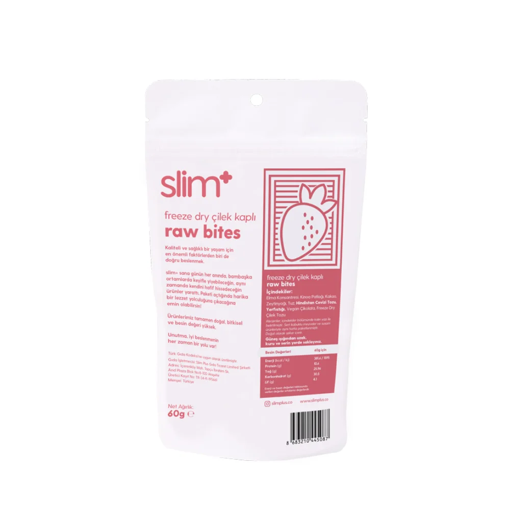 Slim+ - 3 Pack Freeze Dry Strawberry Raw Bites