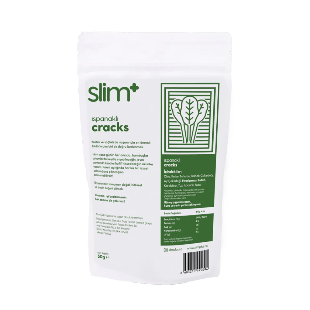 Slim+ - 5 Pack of Spinach Cracks
