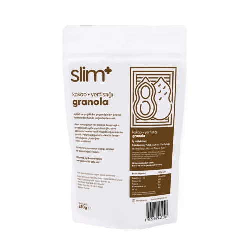 Slim+ - 5'li 100g Kakao Yerfıstıgı Granola Paketi
