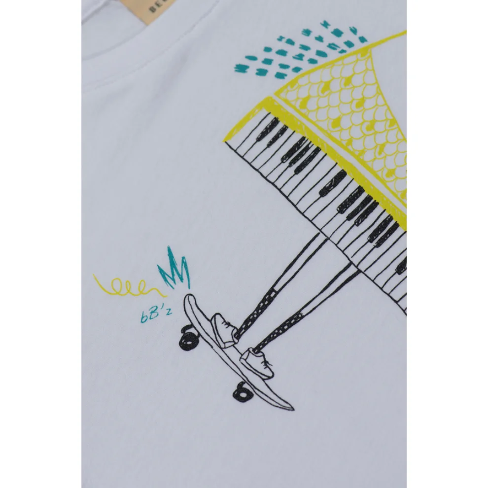 Beetle Beez - Scateboarder Fish | Organic Cotton T-shirt