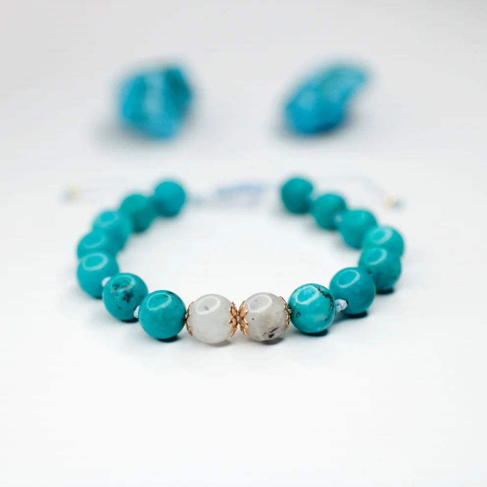 Boho Yoga Art - Turquois Bracelet