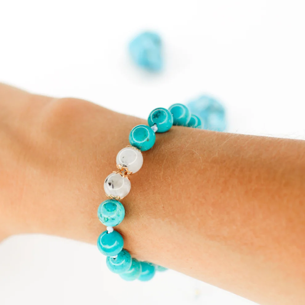 Boho Yoga Art - Turquois Bracelet