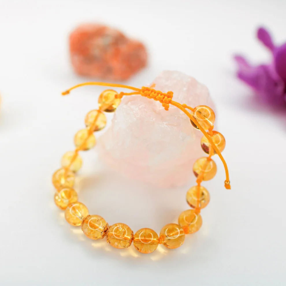 Boho Yoga Art - Citrine Bracelet