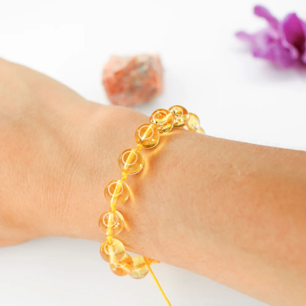 Boho Yoga Art - Citrine Bracelet