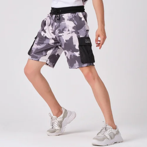 Tbasic - Patterned Cargo Pocket Short