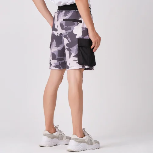 Tbasic - Patterned Cargo Pocket Short