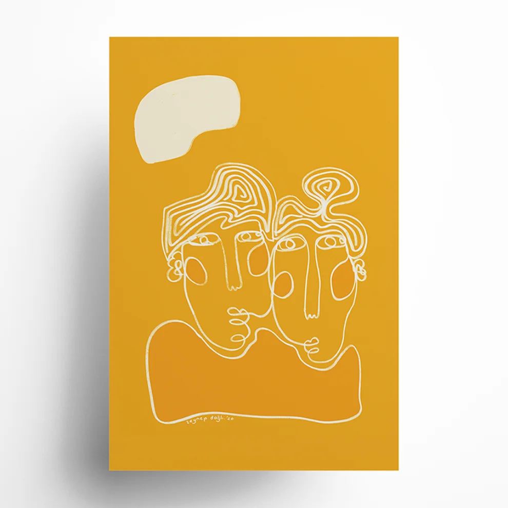 Paper & Krafts - Hypnotized Lovers Print