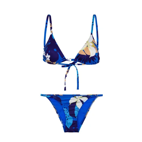 Heliophilia - String Bikini Bottom-Tropical Blue