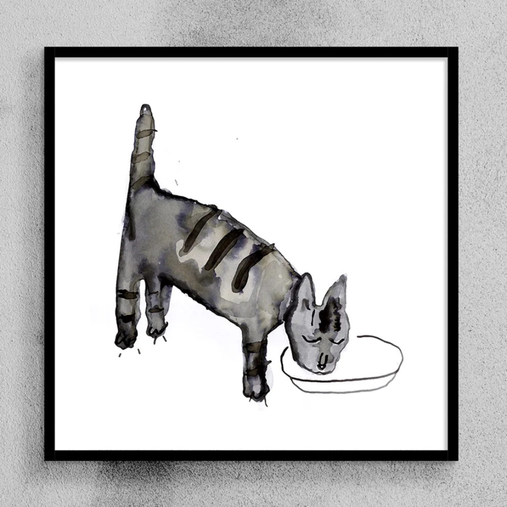 Paper & Krafts - Cats 3'lü Baskı