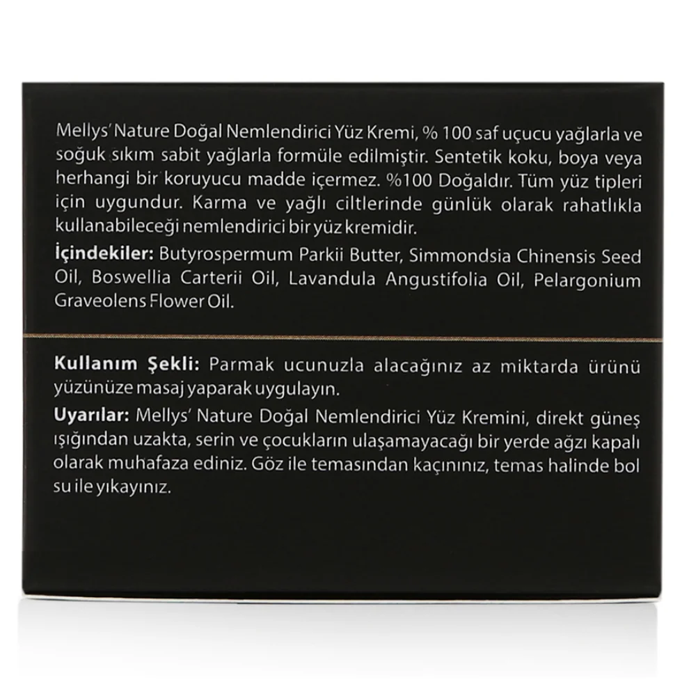 Mellys’ Nature - Doğal Yüz Nemlendirici Krem