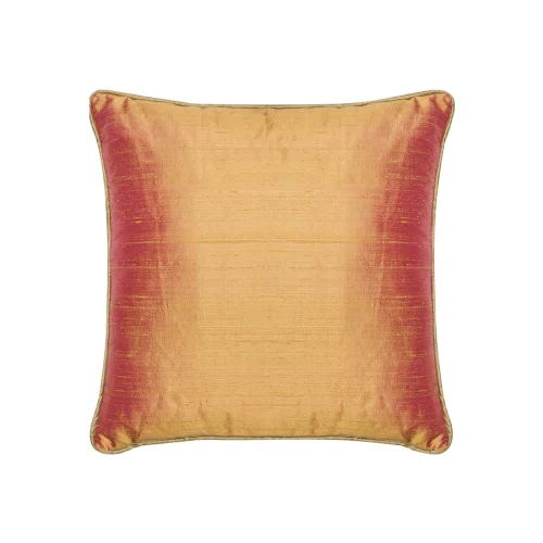 Alpaq Studio - Orange Silk Shantung Cushion